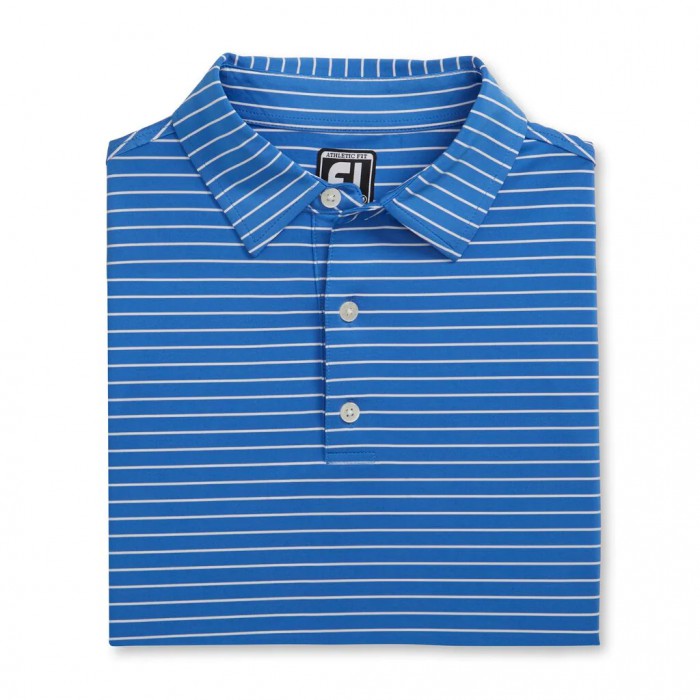 Camisas Footjoy Atléticos Fit Classic Stripe Self Collar Hombre Blancas | ES2839715