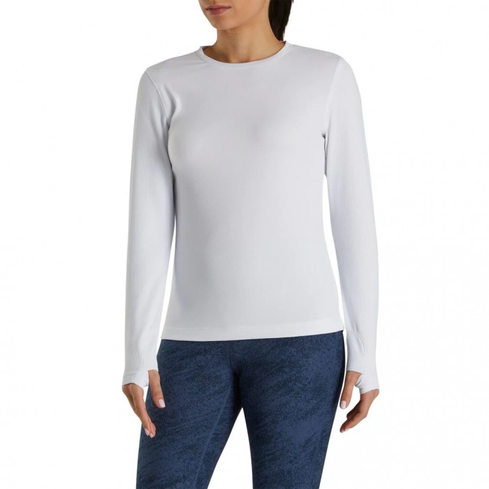 Camisas Footjoy Base Layer Mujer Blancas | ES7612485