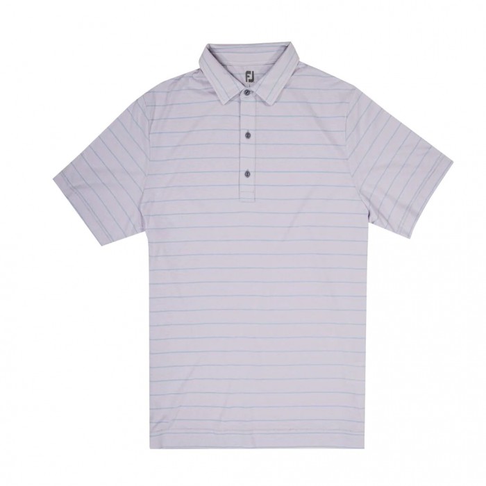 Camisas Footjoy Coastal Colección Open Stripe Hombre Moradas | ES7524893