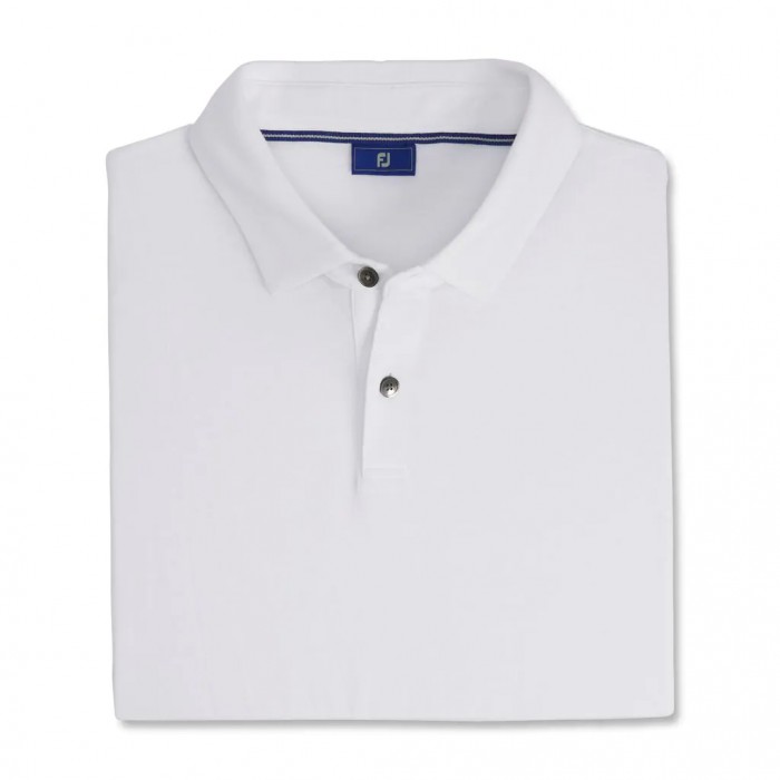 Camisas Footjoy Heather Jersey Hombre Blancas | ES1246890