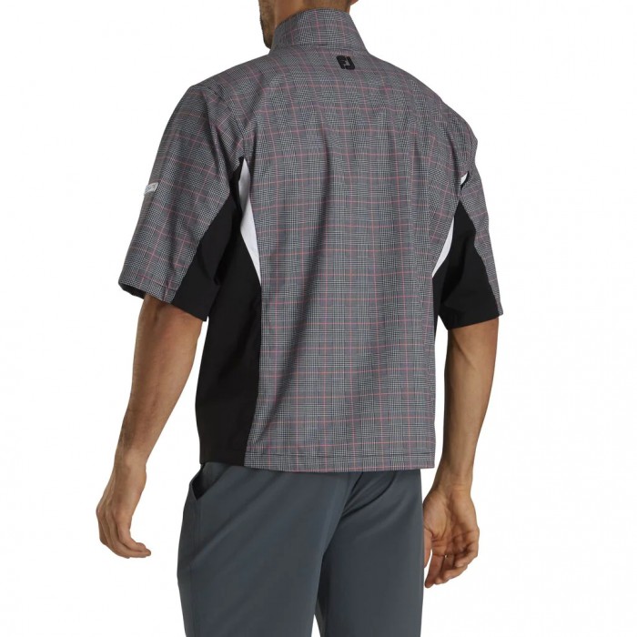 Camisas Footjoy HydroLite Corta Sleeve Hombre Negras Blancas | ES0461975