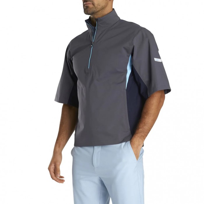 Camisas Footjoy HydroLite Corta Sleeve Hombre Azul Marino | ES4830215