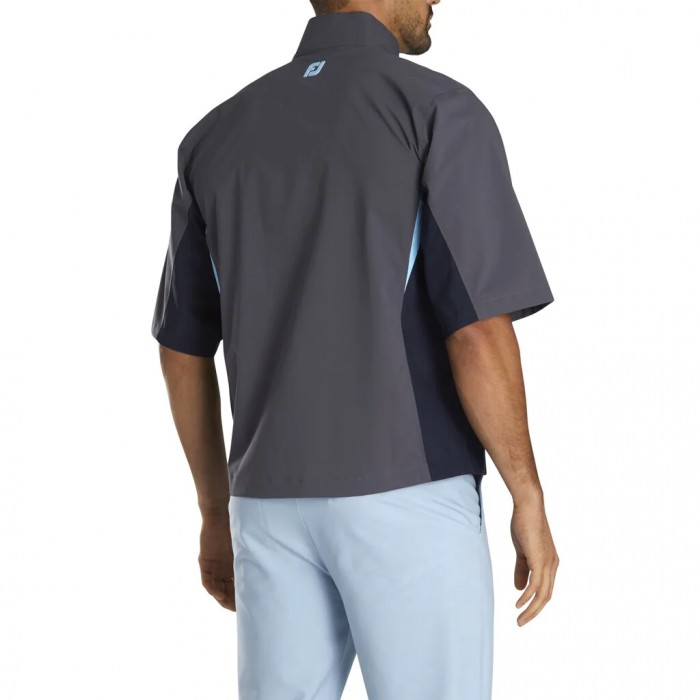 Camisas Footjoy HydroLite Corta Sleeve Hombre Azul Marino | ES4830215