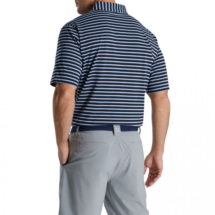 Camisas Footjoy Jersey Classic Stripe Hombre Azul Marino Blancas | ES7319208