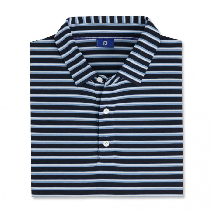 Camisas Footjoy Jersey Classic Stripe Hombre Azul Marino Blancas | ES7319208