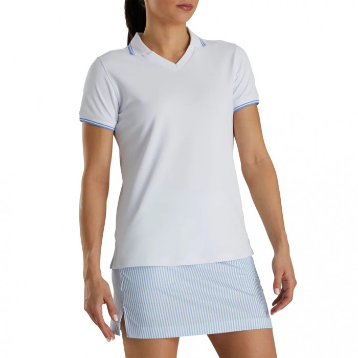 Camisas Footjoy Limited Edition Open Collar Mujer Blancas | ES1407268