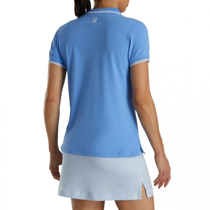 Camisas Footjoy Limited Edition Open Collar Mujer Azules Claro | ES5903641