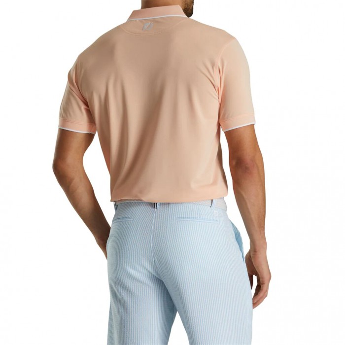 Camisas Footjoy Limited Edition Pique Solid Knit Collar Hombre Peach | ES4132097