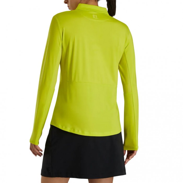 Camisas Footjoy Long Sleeve Sun Protection Mujer Citrus | ES5098763