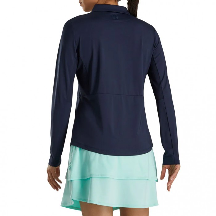 Camisas Footjoy Long Sleeve Sun Protection Mujer Azul Marino | ES7264398