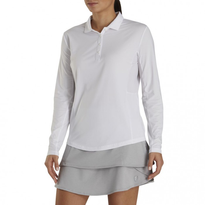 Camisas Footjoy Long Sleeve Sun Protection Mujer Blancas | ES8347956