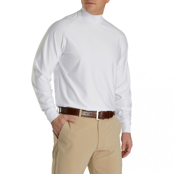 Camisas Footjoy Mock Hombre Blancas | ES2397504