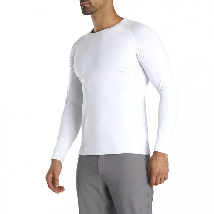 Camisas Footjoy Phase One Base Layer Hombre Blancas | ES2417389