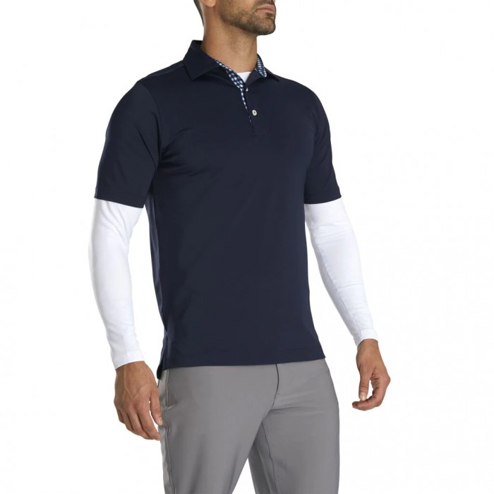 Camisas Footjoy Phase One Base Layer Hombre Blancas | ES2417389