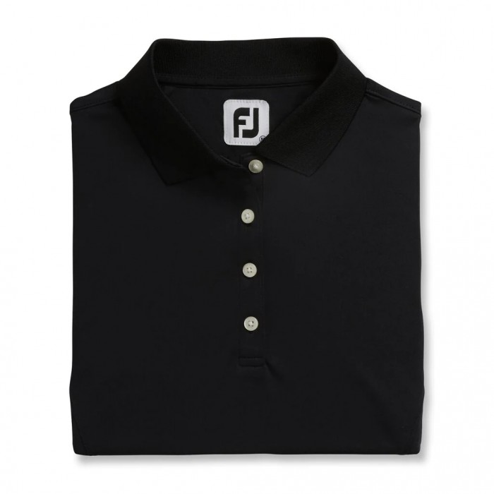 Camisas Footjoy ProDry Interlock Knit Collar Mujer Negras | ES0675328