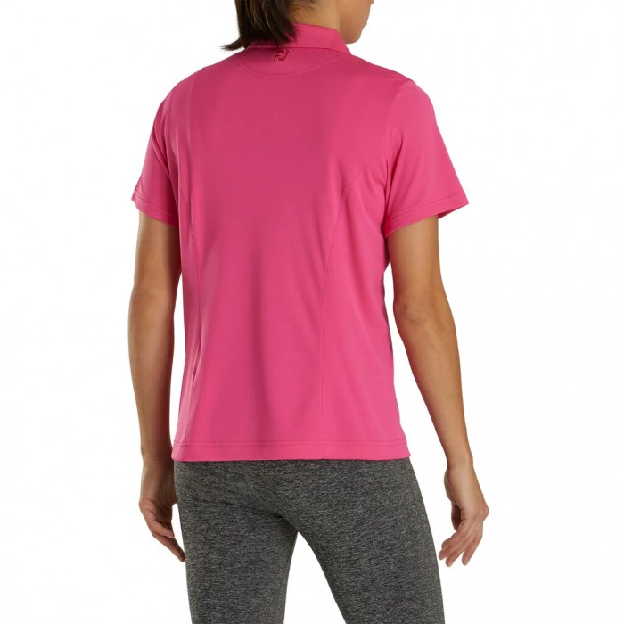 Camisas Footjoy ProDry Interlock Knit Collar Mujer Rosas | ES1793486