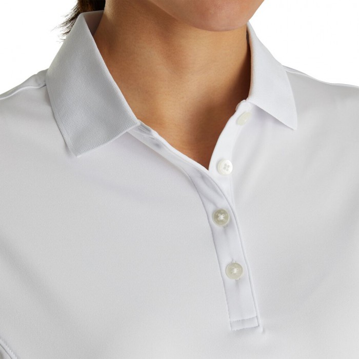 Camisas Footjoy ProDry Interlock Knit Collar Mujer Blancas | ES3521746