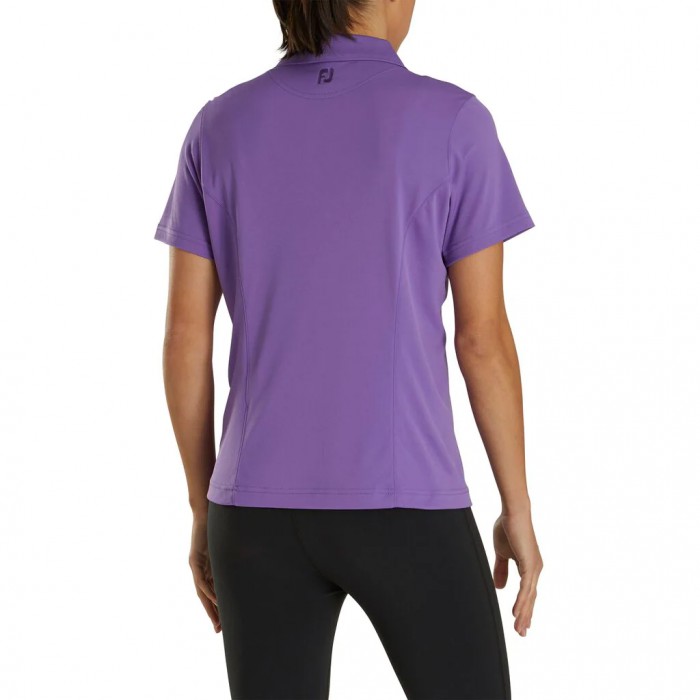 Camisas Footjoy ProDry Interlock Knit Collar Mujer Moradas | ES7130684