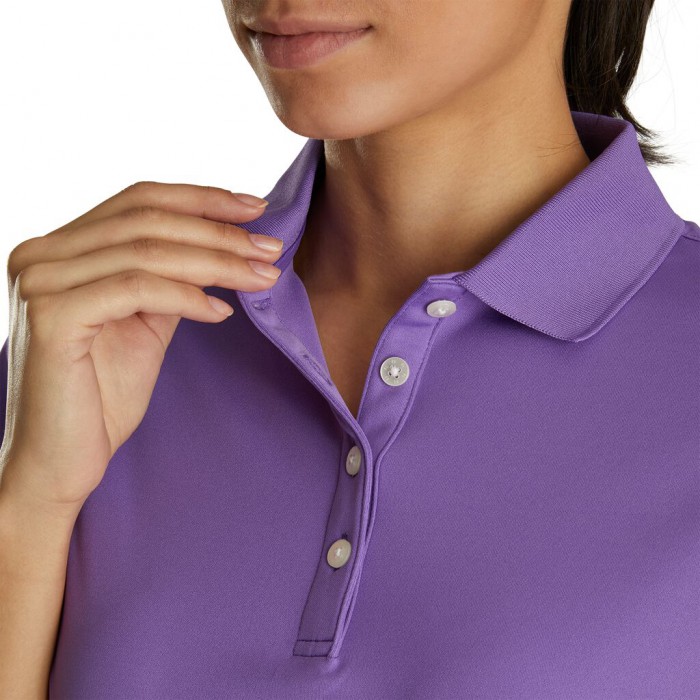 Camisas Footjoy ProDry Interlock Knit Collar Mujer Moradas | ES7130684