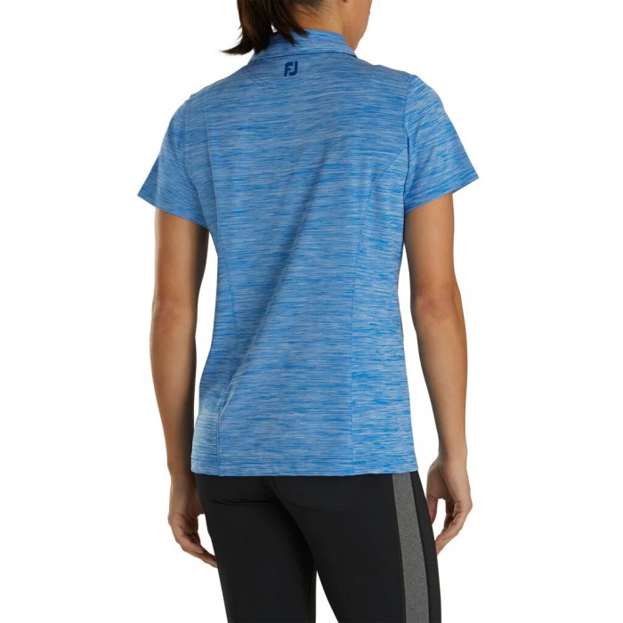 Camisas Footjoy ProDry Interlock Self Collar Mujer Azul Real | ES3512048