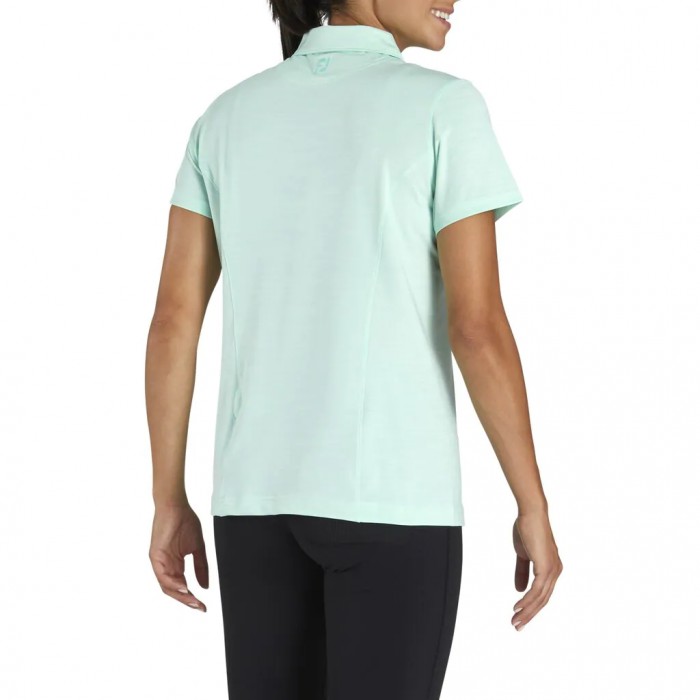 Camisas Footjoy ProDry Interlock Self Collar -Previous Season Estilo Mujer Verde Menta | ES6172398