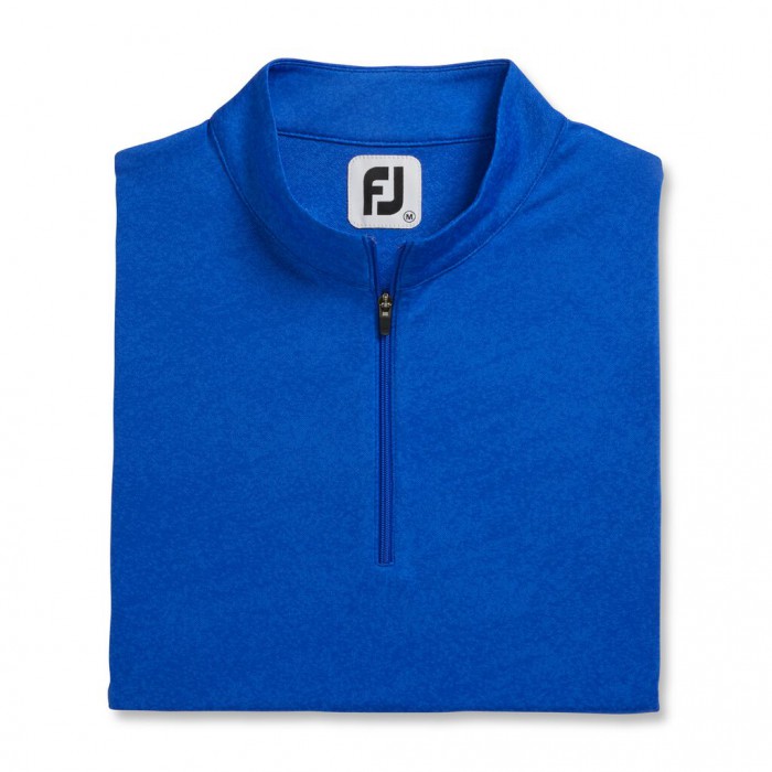 Camisas Footjoy Sin Manga Jacquard Mujer Cobalt | ES1725804