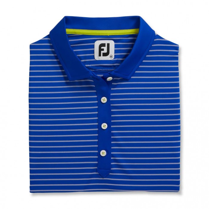 Camisas Footjoy Sin Manga Pinstripe Mujer Cobalt | ES2743159