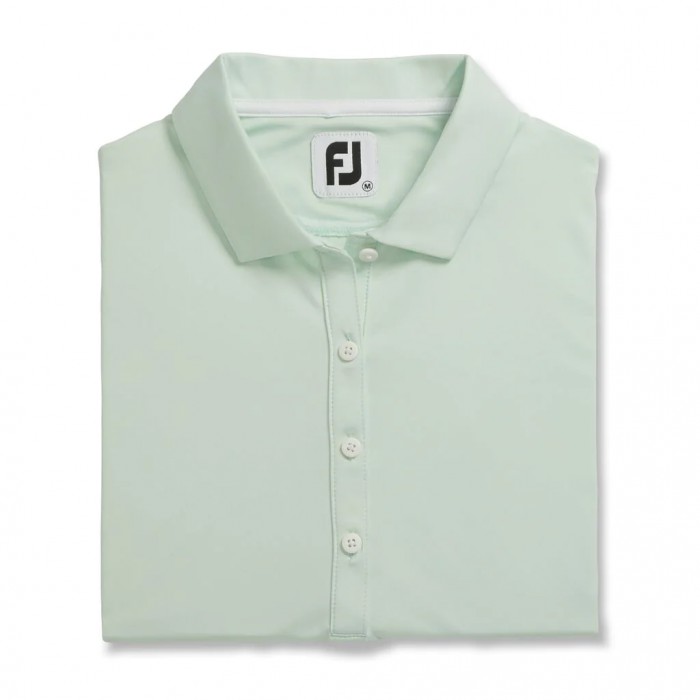 Camisas Footjoy Solid Lisle Self Collar Mujer Verde Menta | ES9865134