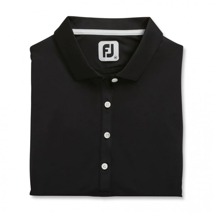 Camisas Footjoy Solid Lisle Sin Manga Mujer Negras | ES2048965