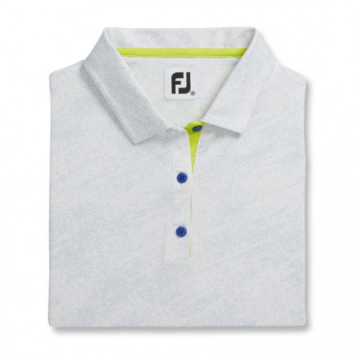 Camisas Footjoy Tonal Print Mujer Blancas | ES5098271