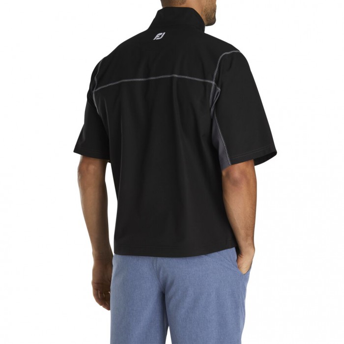 Camiseta Cortavientos Footjoy Corta Sleeve Deporte Hombre Negras | ES6085347