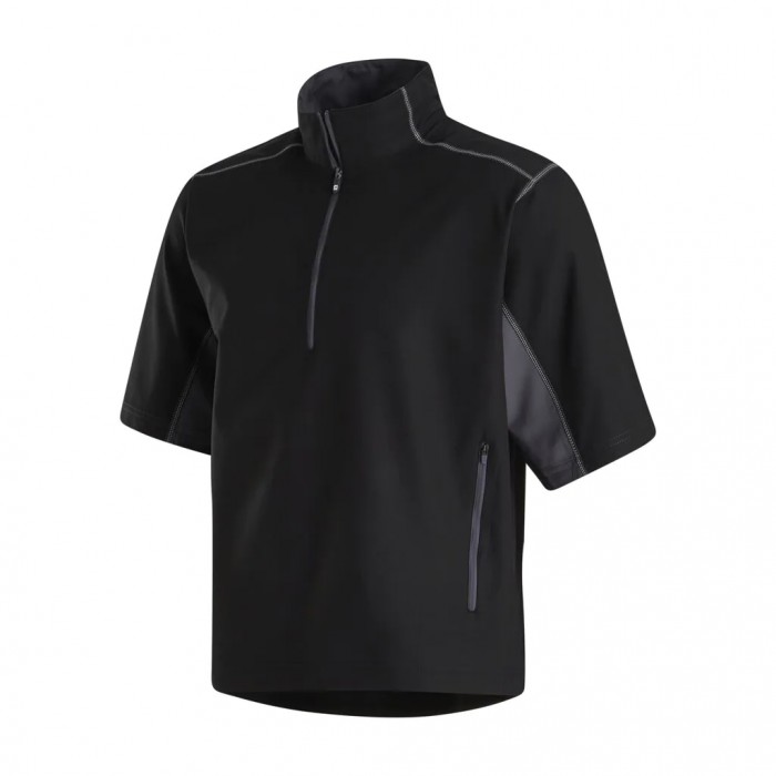 Camiseta Cortavientos Footjoy Corta Sleeve Deporte Hombre Negras | ES6085347