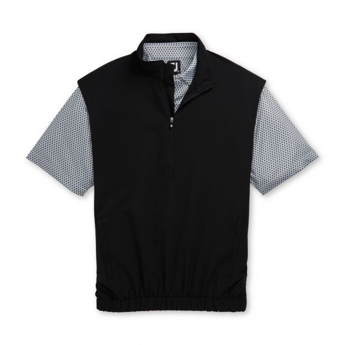 Camiseta Cortavientos Footjoy Hombre Negras | ES7069143