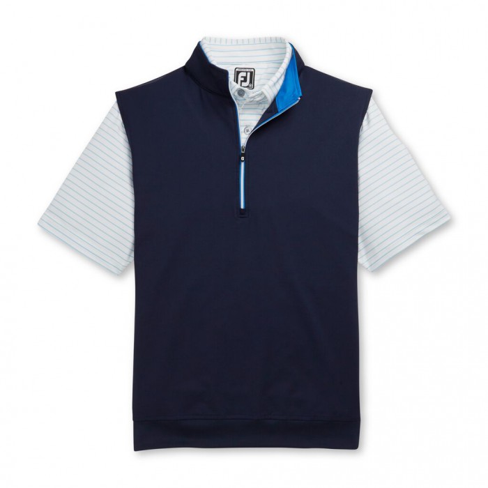 Chalecos Footjoy Half-Zip Hombre Azul Marino | ES2701895