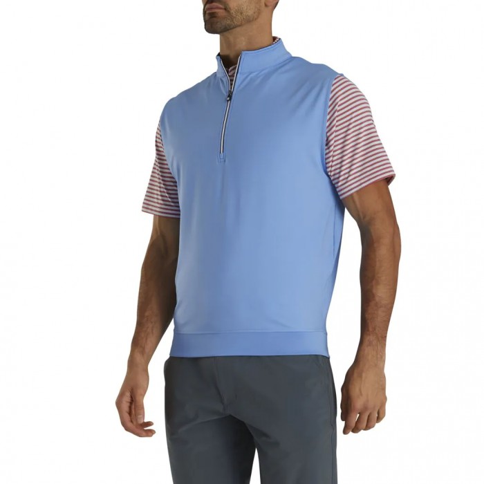 Chalecos Footjoy Half-Zip Hombre Lagoon | ES6780921