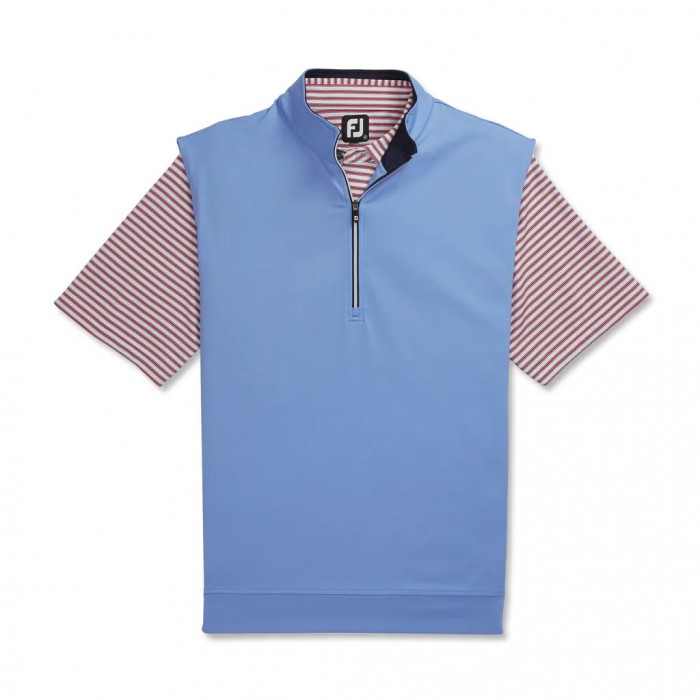 Chalecos Footjoy Half-Zip Hombre Lagoon | ES6780921