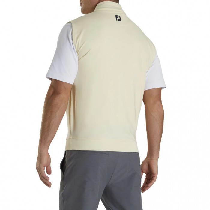 Chalecos Footjoy Half-Zip Hombre Vanilla | ES3418729