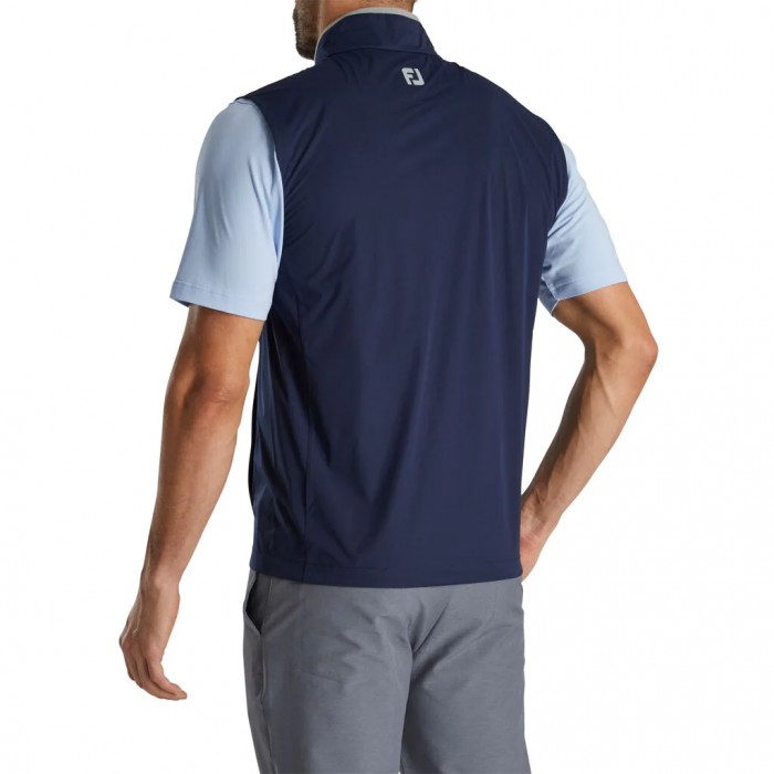 Chalecos Footjoy HydroKnit Hombre Azul Marino Gris | ES4758920