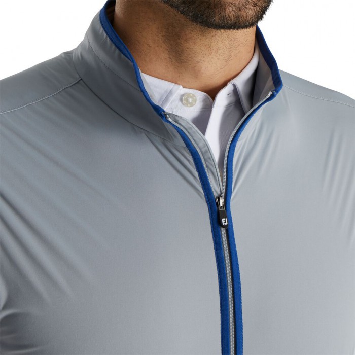 Chalecos Footjoy HydroKnit Hombre Gris Azul Real | ES3520694