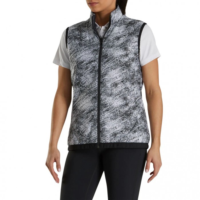 Chalecos Footjoy Insulated Reversible Mujer Negras Blancas | ES4956178