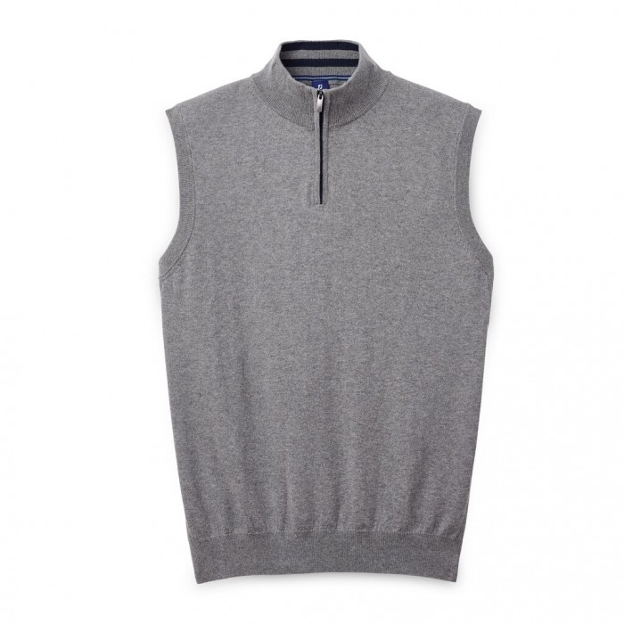 Chalecos Footjoy Quarter-Zip Hombre Gris | ES1236745