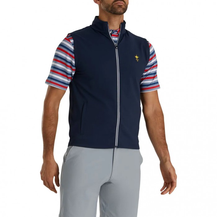 Chalecos Footjoy Ryder Cup Trophy Full-Zip Hombre Azul Marino | ES3102657