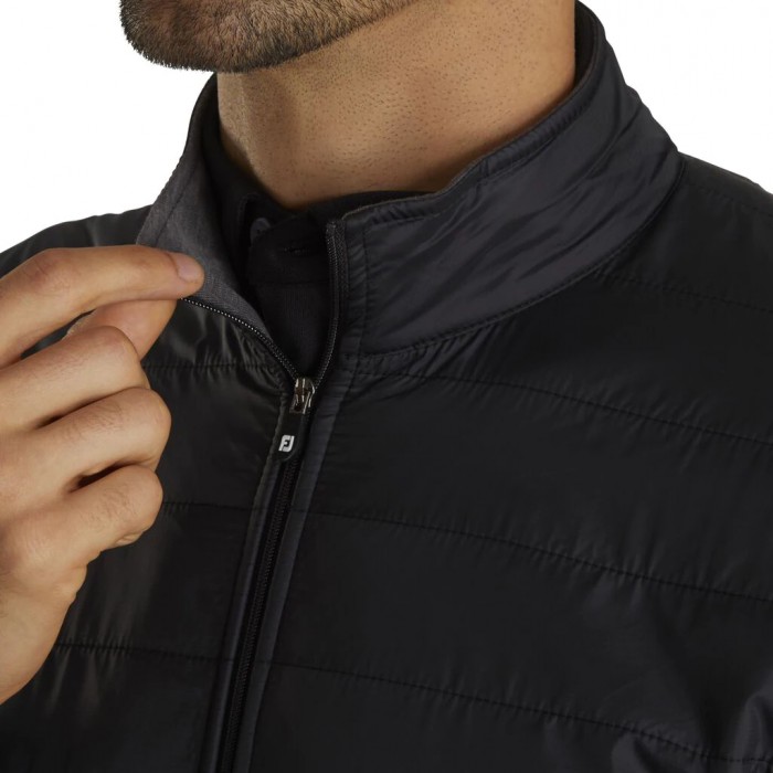 Chaquetas Footjoy Full-Zip Hybrid Hombre Negras | ES4815203