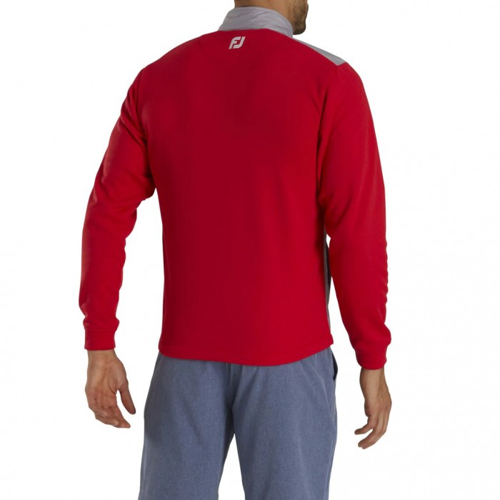 Chaquetas Footjoy Full-Zip Hybrid Hombre Gris Rojas | ES8917352