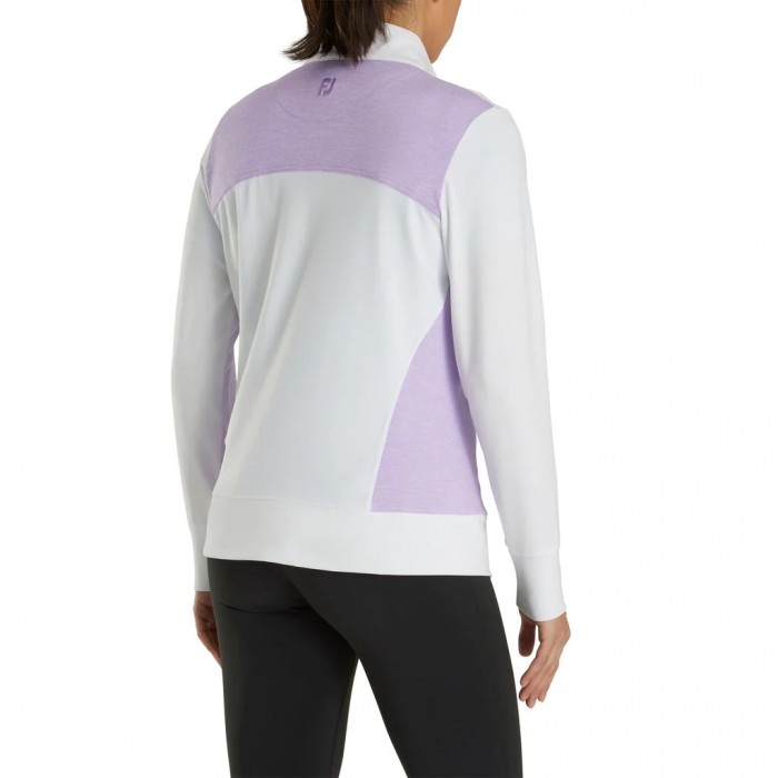 Chaquetas Footjoy Full-Zip Panel Pocket Mid Layer Mujer Blancas | ES3962805