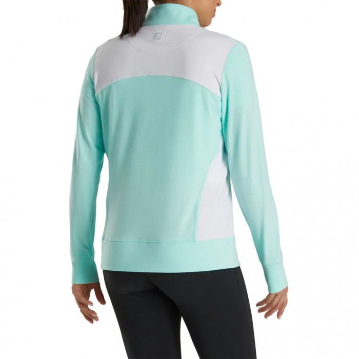 Chaquetas Footjoy Full-Zip Panel Pocket Mid Layer Mujer Blancas | ES5480176