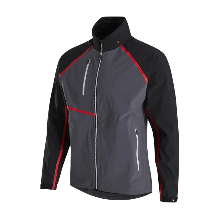 Chaquetas Footjoy HydroTour Rain Hombre Negras Rojas | ES9587063