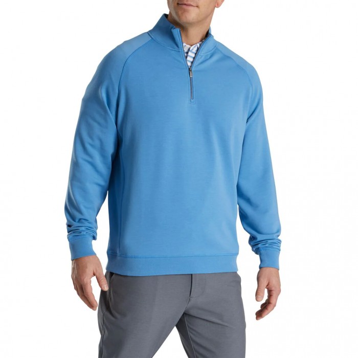 Chaquetas Footjoy Jersey Fleece Quarter-Zip Hombre Azules | ES4760583