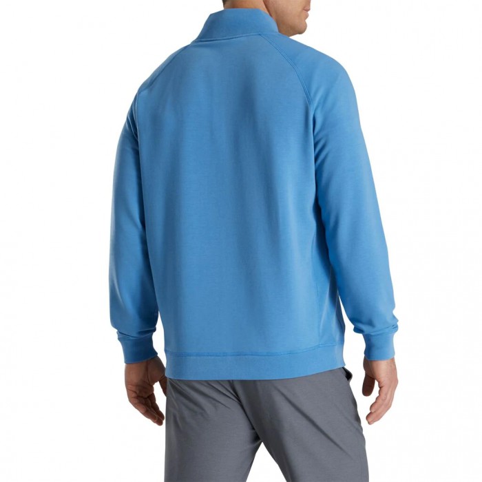 Chaquetas Footjoy Jersey Fleece Quarter-Zip Hombre Azules | ES4760583