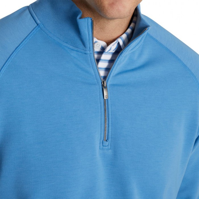 Chaquetas Footjoy Jersey Fleece Quarter-Zip Hombre Azules | ES4760583